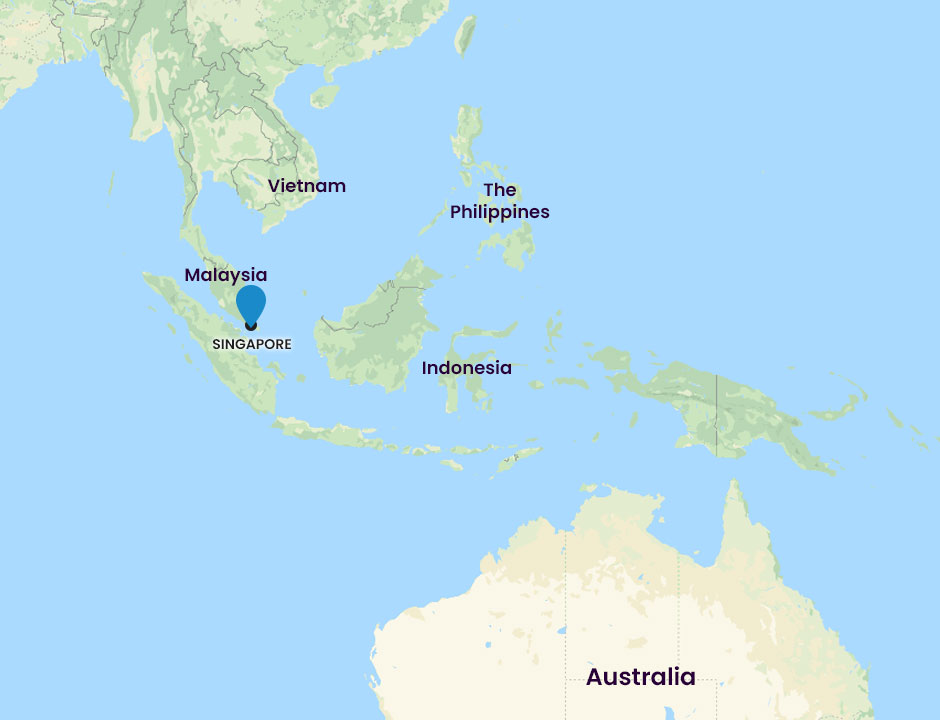 Ethypharm international offices asia map